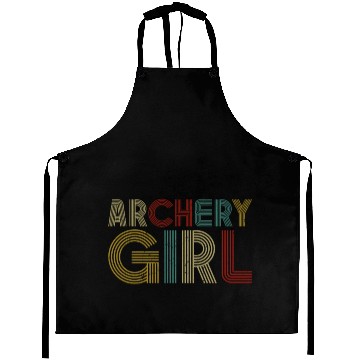 Discover Archery Bow Archer Girl Retro Aprons