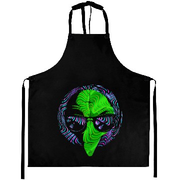 Discover Alien Gift Extraterrestrial UFO AREA 51 Sci-fi Aprons