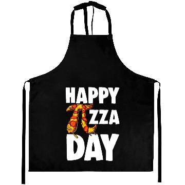 Discover pizza day white Aprons