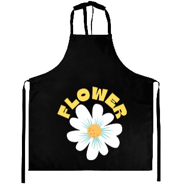 Discover Yellow Simple Flower Aprons
