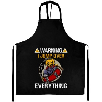 Discover I Jump Over Everything Halloween Skateboard Aprons