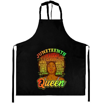 Discover Juneteenth Black History Day Pride Gift Aprons