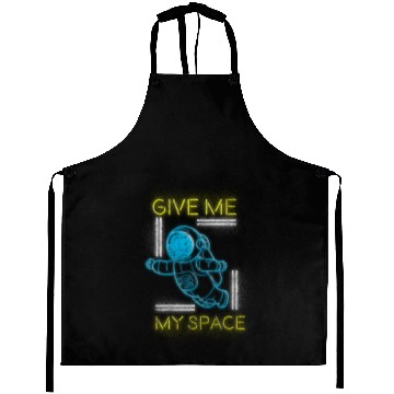 Discover Retro Neon Art Nerd Old School Aprons