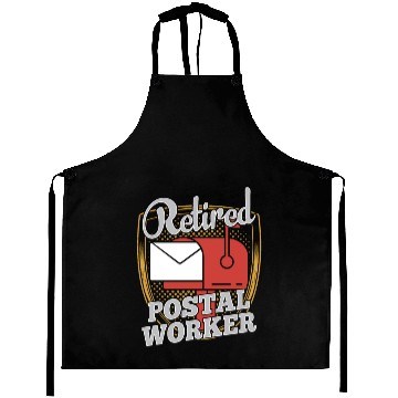 Discover Retired Postal Worker Postman Courier Mailman Aprons