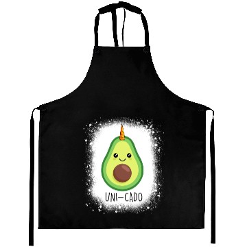 Discover Cute Avocado Unicorn Design Aprons