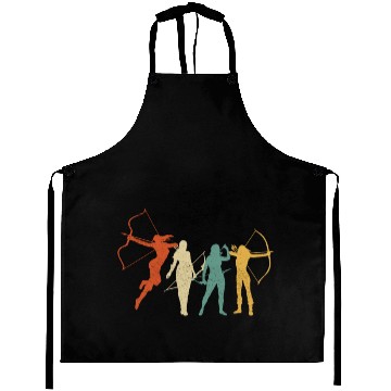 Discover Archery Bow Archer Retro Vintage Aprons
