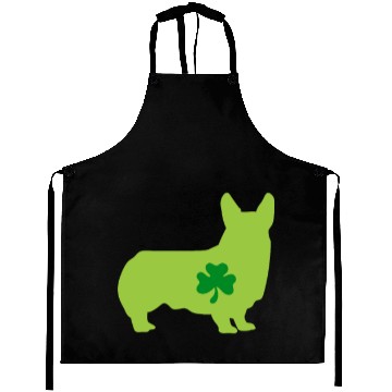 Discover Corgi St. Patrick's Day Aprons