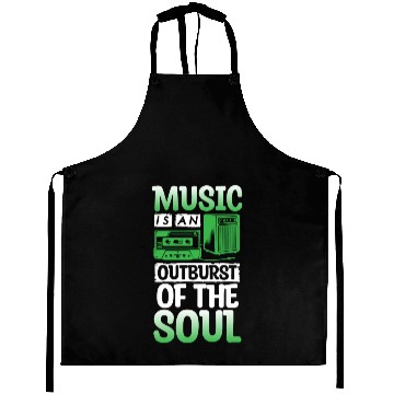 Discover Music Guitar Singer Musical Aprons