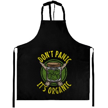 Discover Marijuana 420 Cannabis Leaf Aprons