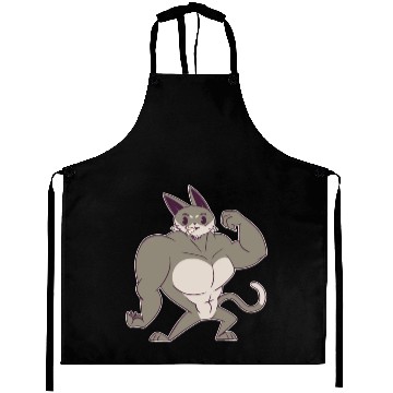 Discover Muscle Cat Aprons