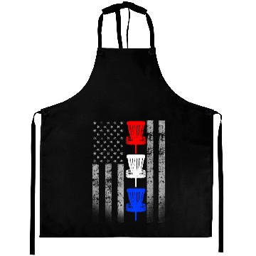 Discover Red White and Blue Disc Golf Flag Aprons