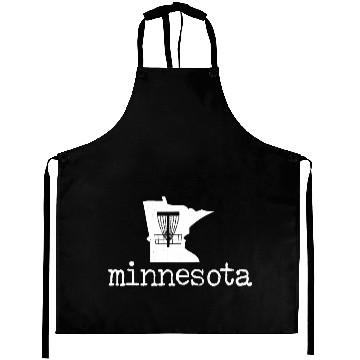 Discover State of Minnesota Disc Golf Aprons Golfer Golfing