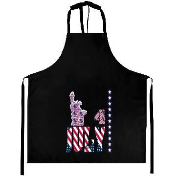 Discover Independence Since 1776 Fourth July Aprons