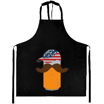 Discover funny patriotic mullet beer 4th of july summer Aprons