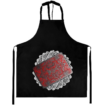 Discover Red Playing Card Deck Aprons