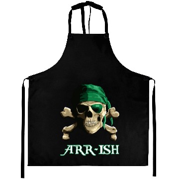 Discover Arrish Funny Pirate Saint Patricks Day Aprons