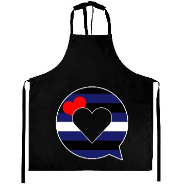 Discover speech bubble - leather fetish gay pride LGBTIQ Aprons