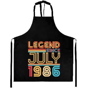 Discover Birthday Greeting July 1986 Aprons