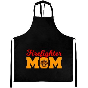 Discover Firefighter mom gift Aprons