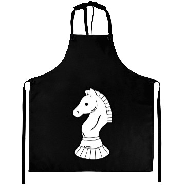 Discover Chess Horse Symbol Aprons