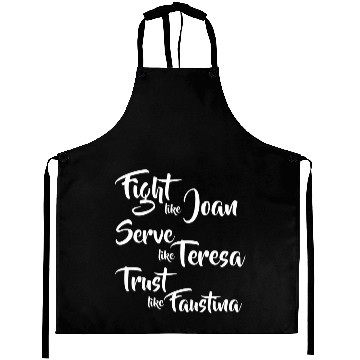 Discover Catholic Saints Joan Teresa Faustina Aprons