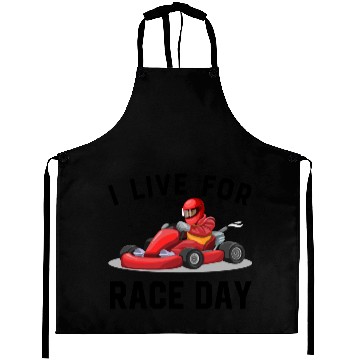 Discover I Live For Race Day Aprons