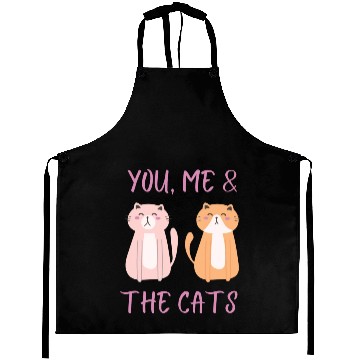 Discover ask me about my cat funny cat Aprons