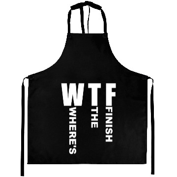 Discover WTF Where's The Finish - Running Runner Aprons