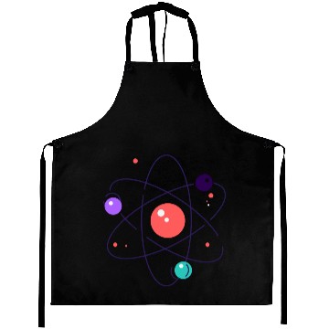 Discover atom, physics, physic, science Aprons