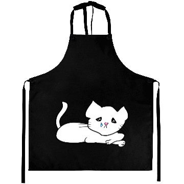 Discover cat sad tear animal Aprons