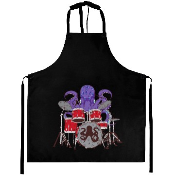 Discover Octopus Drumming Aprons Cute Sea Drummer Lover Gift