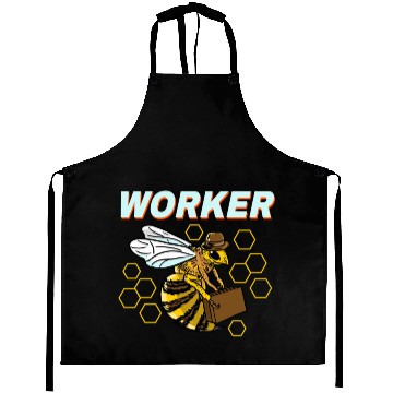 Discover Worker Bee For Bee Lover Aprons