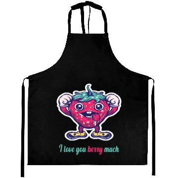 Discover I love you berry much Aprons