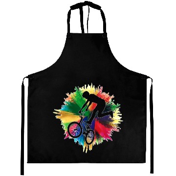 Discover Colorful Splash BMX Freestyle Bike Stunts Aprons