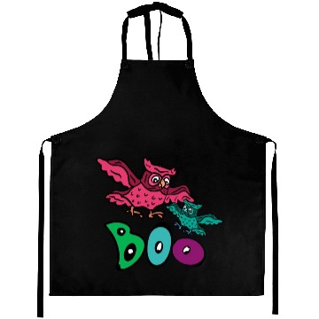 Discover colorful owl Aprons