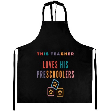 Discover This teacher loves his preschoolers Aprons
