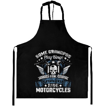 Discover Real Grandpa Motorcycle Biker Aprons