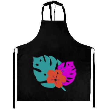 Discover Hibiscus and leaves Aprons