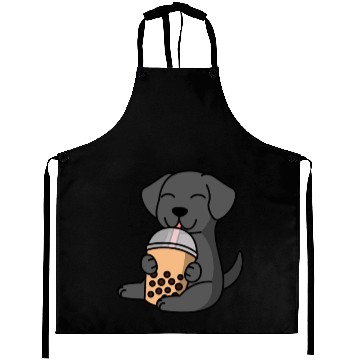 Discover Boba Bubble Tea Great Dane Aprons
