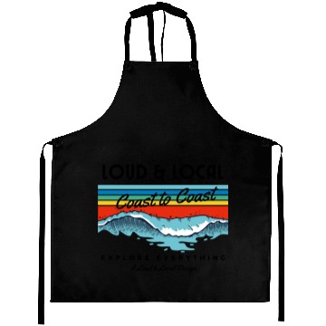 Discover Loud & Local Beach Retro Classic Aprons