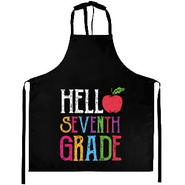 Discover Hello Seventh Grade Back To School Aprons