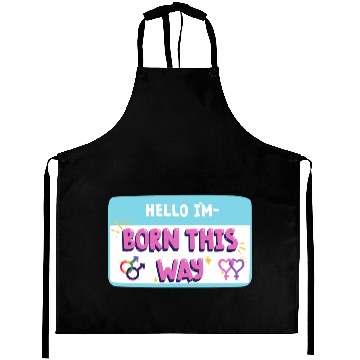 Discover born this way transgender pride Aprons
