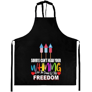 Discover The Sound Of My Freedom Humor Graphic Aprons
