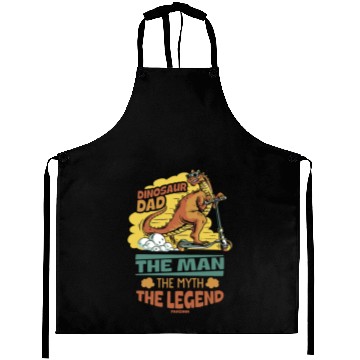 Discover Dinosaur Dad The Man The Myth The Legend Aprons