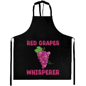 Discover Red Grapes Whisperer Aprons