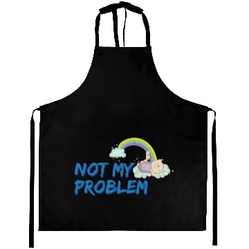 Discover Not my problem | Sleeping cat Aprons