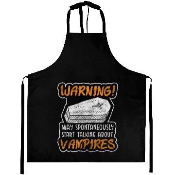 Discover Halloween Fangs Night Blood Aprons