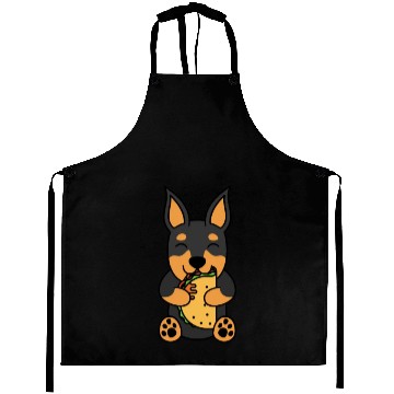 Discover Miniature Pinscher Taco Lover Aprons