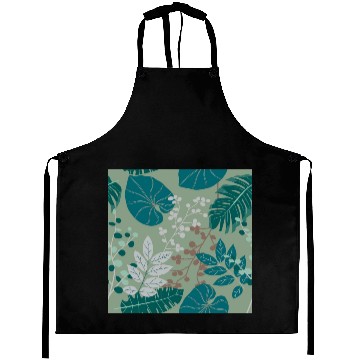 Discover Tropical Leaves - Earthy Colors Aprons