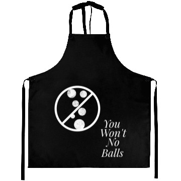 Discover No Balls (White) Aprons